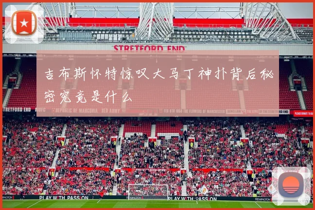 吉布斯怀特惊叹大马丁神扑背后秘密究竟是什么